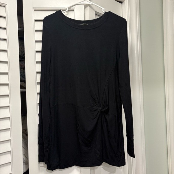 Athleta Nirvana Twist Front Sweatshirt Black Size Small - Picture 2 of 5